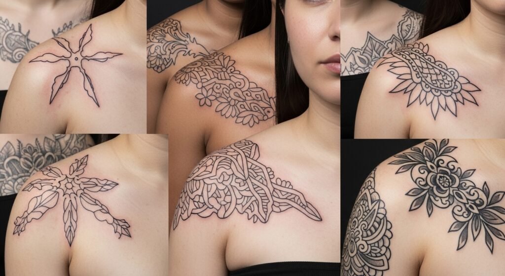 28 Balanced Shoulder Tattoos That Flow Naturally
